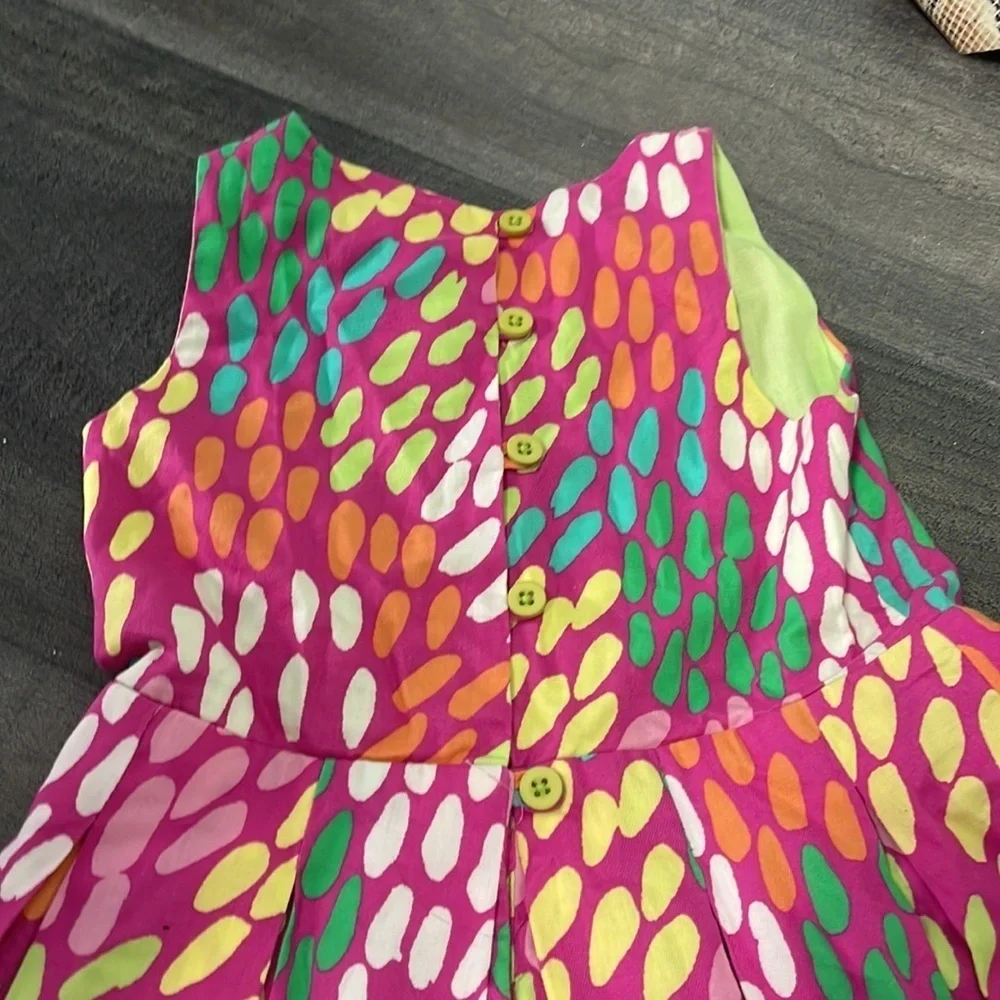 Sophie Catalou Atelier Girls Pink Dotted Sundress